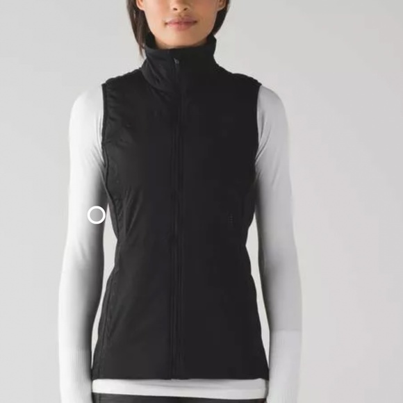 lululemon athletica Jackets & Blazers - Lululemon Run For Cold Vest - Black